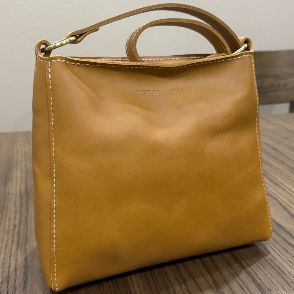 Portland Leather Mango Triangle Bag